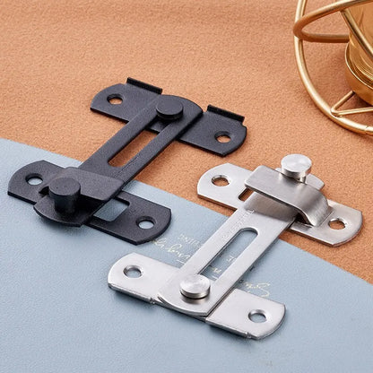 Sliding Barn Door Right Angle Latch - Versatile Door Bolt for Wine Coolers, Closets, Windows, and Child Safety
