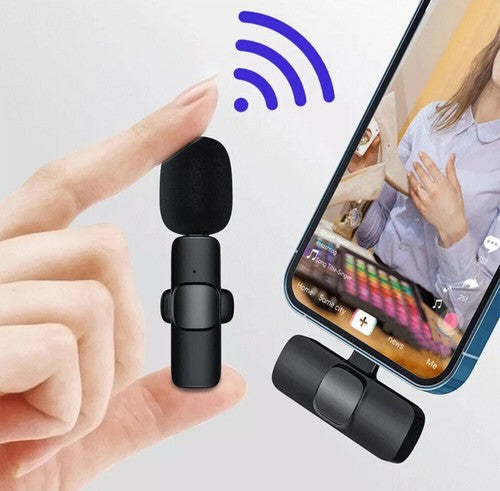 Wireless Lavalier Mini Microphone for Android and iPhone