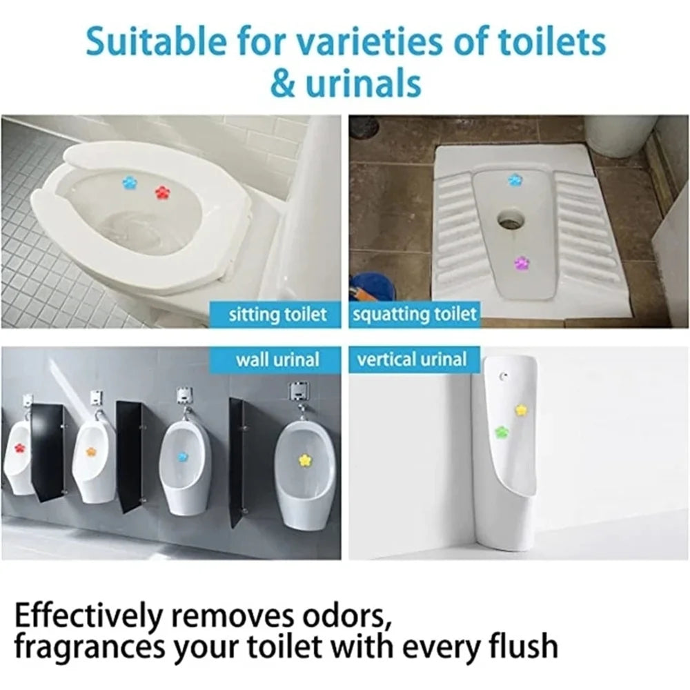 Floral Scent Toilet Cleaning Gel Multipack – Long-Lasting Deodorizer & Stain Remover