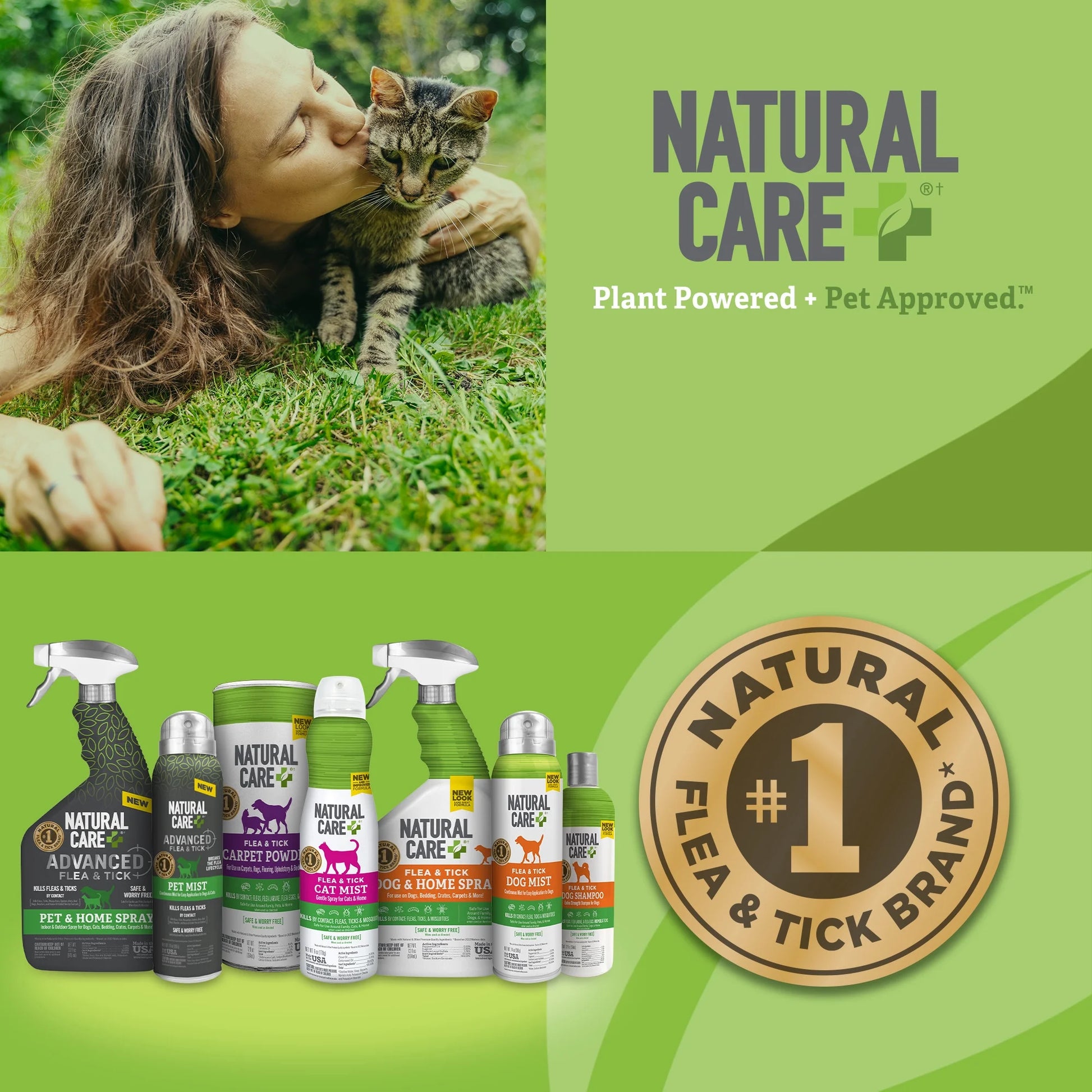 Flea & Tick Spray for Cats - 6Oz.