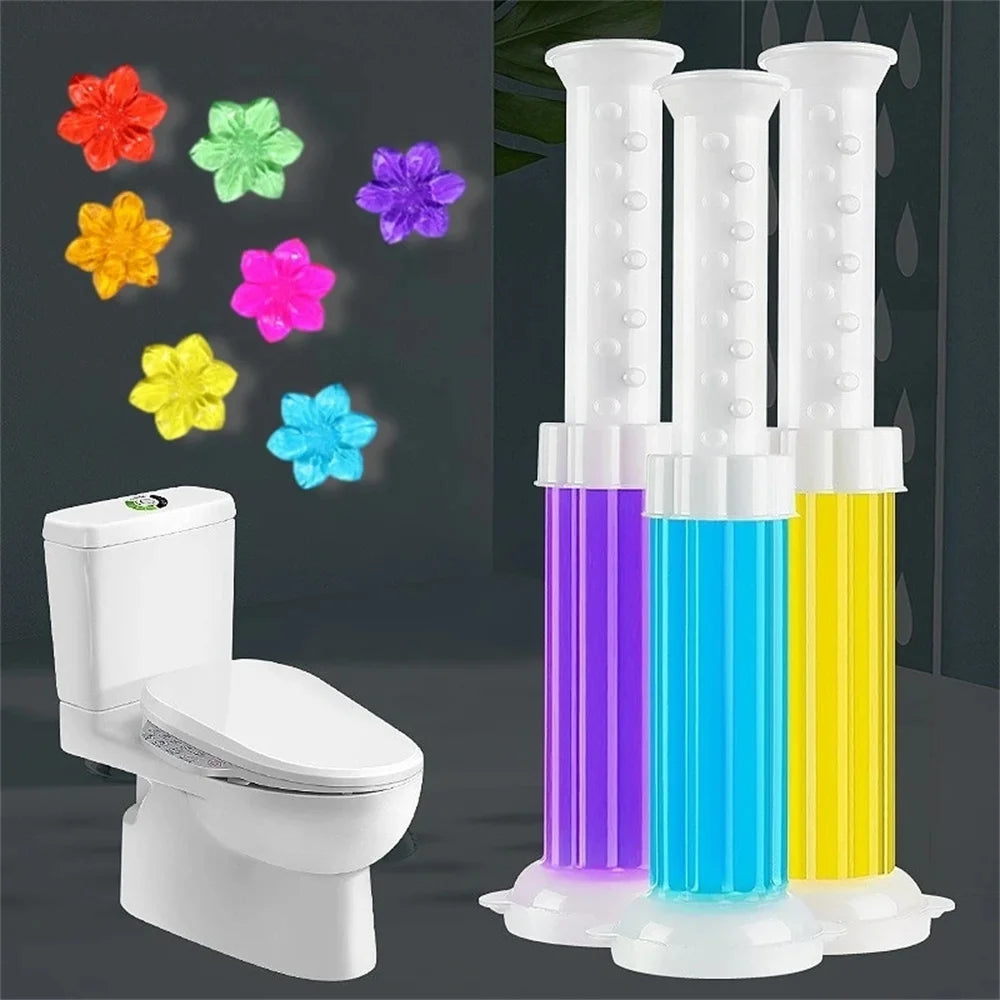 Floral Scent Toilet Cleaning Gel Multipack – Long-Lasting Deodorizer & Stain Remover