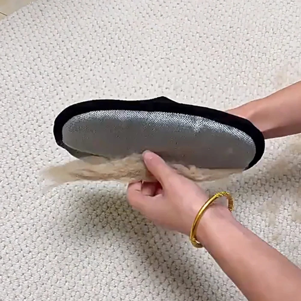 Pet Hair Remover Mitt Pet Grooming Gloves Deshedding Brush Glove for Dog Cat Rabbit with Long/Short/Curly Hair