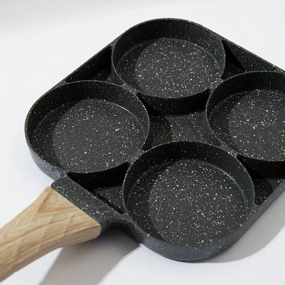 1Pc Medical Stone Four-Hole Omelette Pot 