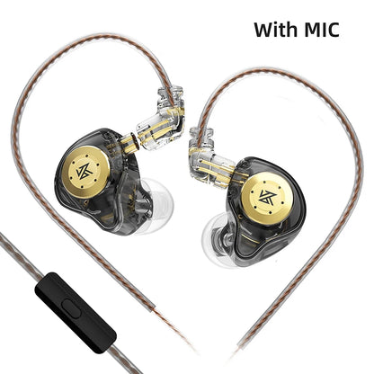 EDX PRO 10Mm Dual Magnetic Circuit Dynamic Drive Earphone HIFI Bass Earbud Sport Noise Cancelling Headset  ZSTX ZSN PRO ZAS