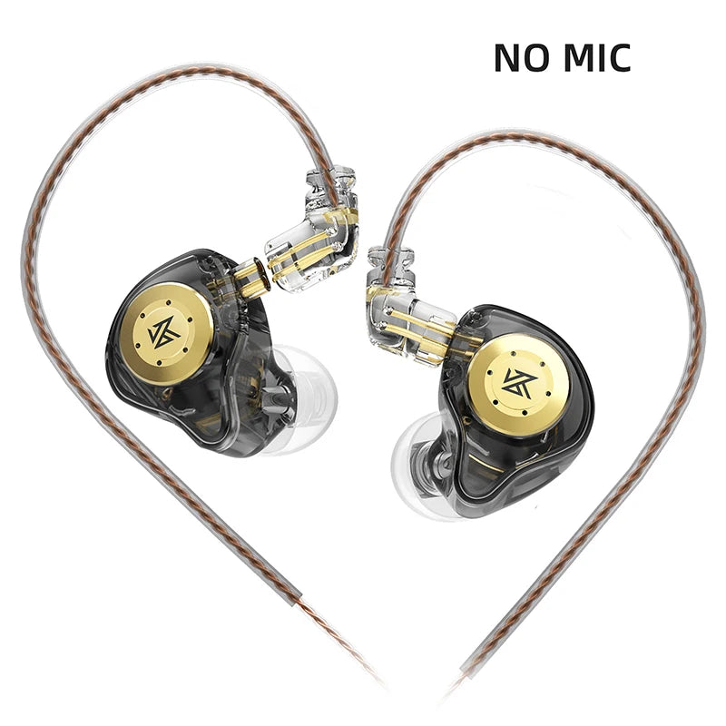 EDX PRO 10Mm Dual Magnetic Circuit Dynamic Drive Earphone HIFI Bass Earbud Sport Noise Cancelling Headset  ZSTX ZSN PRO ZAS