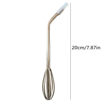 Stainless Steel Straws Reusable Multi-Functional 2In1 Innovation the Whisk Straw Whiskee Straw Adventure Quencher