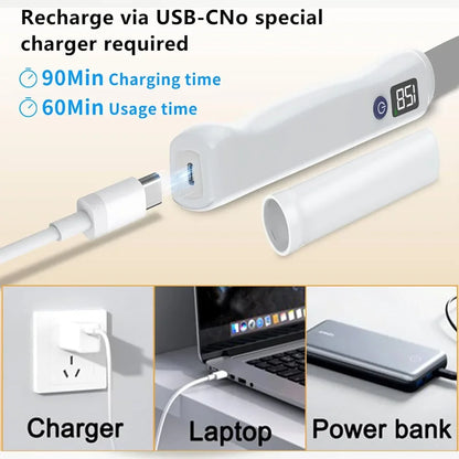  Stainless Steel Heated Butter Knife USB Rechargeable Electric Butter Spreader 