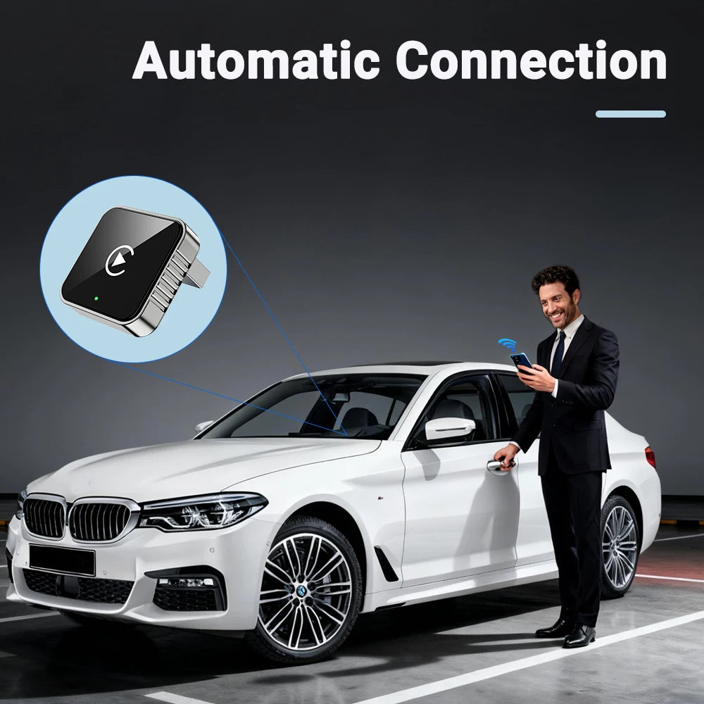 2026 Latest Wireless Carplay Apapter USB Carplay & Android 