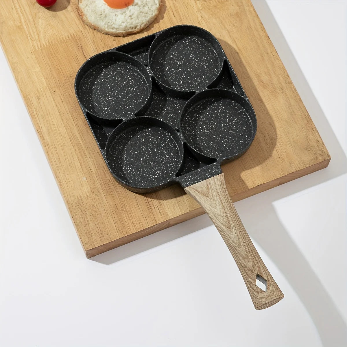1Pc Medical Stone Four-Hole Omelette Pot 