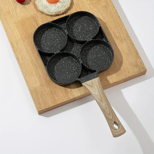 1Pc Medical Stone Four-Hole Omelette Pot 