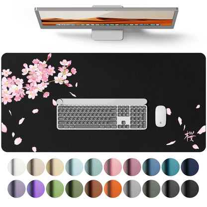 Mouse Pad Large Office Desk Mat ,Waterproof PU Leather Desktop