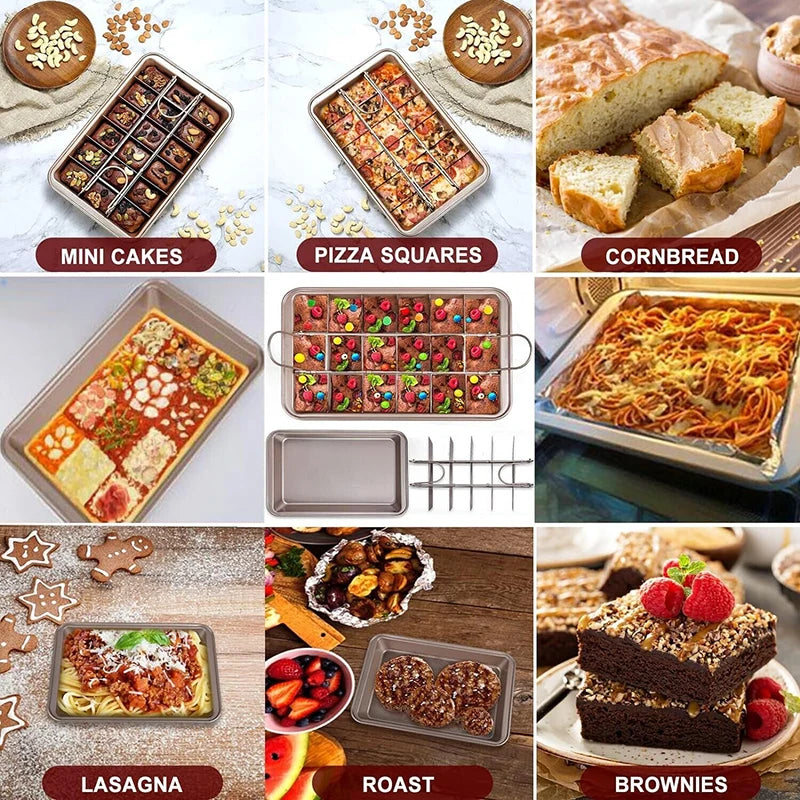 Brownie Pan with Dividers