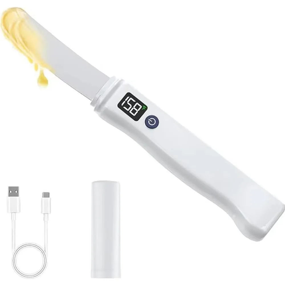  Stainless Steel Heated Butter Knife USB Rechargeable Electric Butter Spreader 
