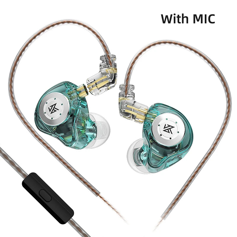 EDX PRO 10Mm Dual Magnetic Circuit Dynamic Drive Earphone HIFI Bass Earbud Sport Noise Cancelling Headset  ZSTX ZSN PRO ZAS
