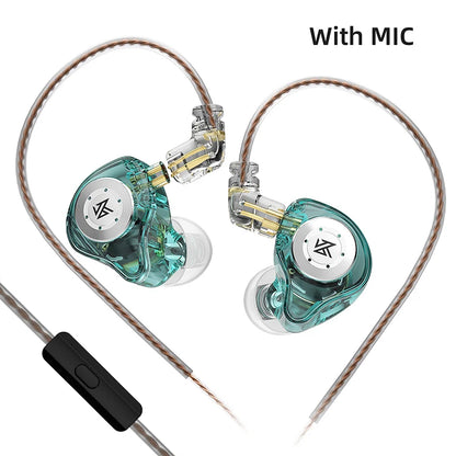 EDX PRO 10Mm Dual Magnetic Circuit Dynamic Drive Earphone HIFI Bass Earbud Sport Noise Cancelling Headset  ZSTX ZSN PRO ZAS
