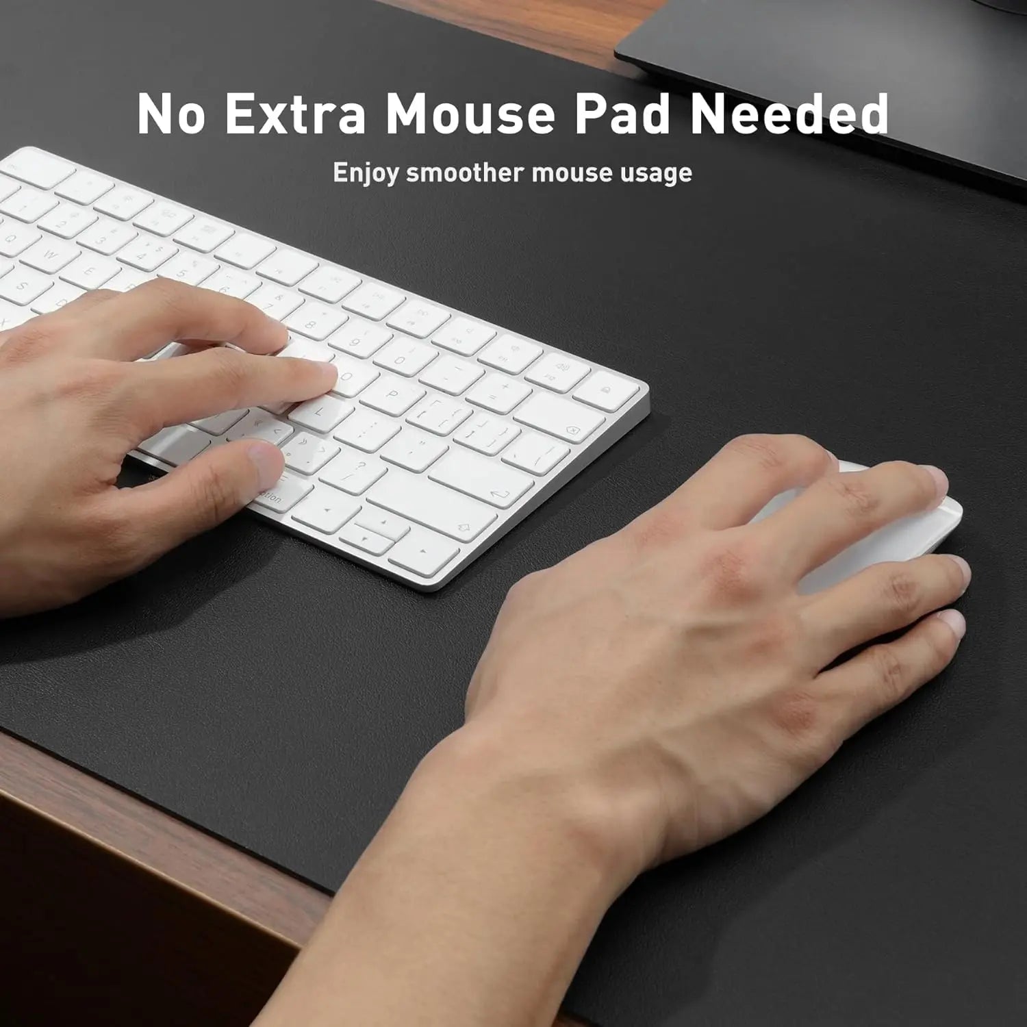 Mouse Pad Large Office Desk Mat ,Waterproof PU Leather Desktop