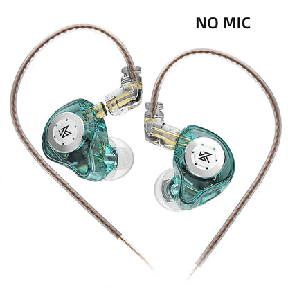 EDX PRO 10Mm Dual Magnetic Circuit Dynamic Drive Earphone HIFI Bass Earbud Sport Noise Cancelling Headset  ZSTX ZSN PRO ZAS
