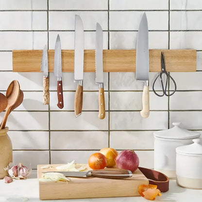 Wall-Mounted Knife Bar with Powerful Magnets