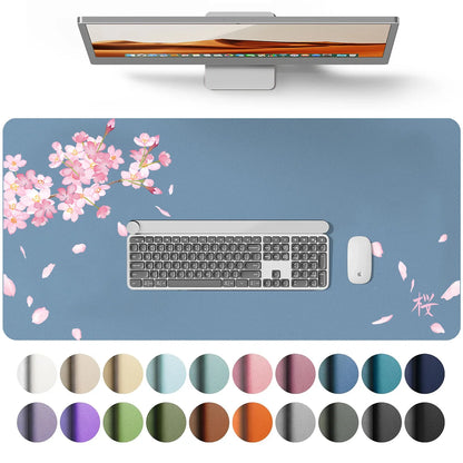Mouse Pad Large Office Desk Mat ,Waterproof PU Leather Desktop