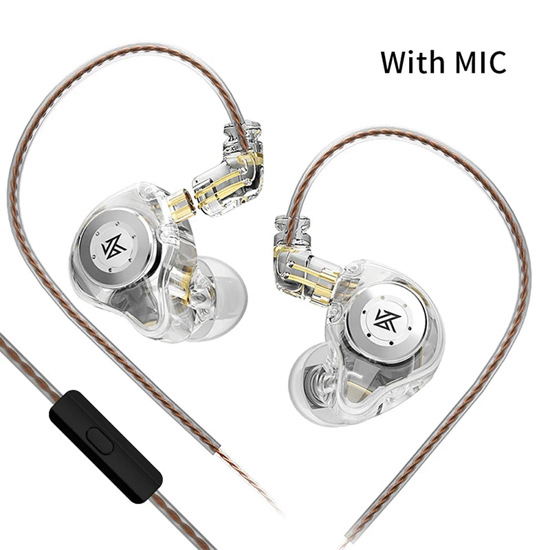 EDX PRO 10Mm Dual Magnetic Circuit Dynamic Drive Earphone HIFI Bass Earbud Sport Noise Cancelling Headset  ZSTX ZSN PRO ZAS