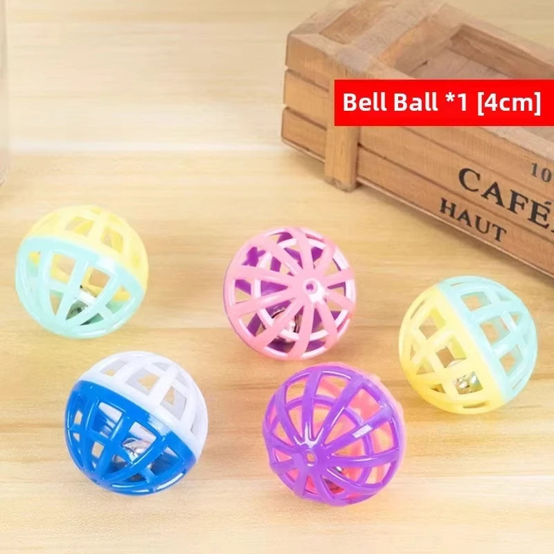 Felt Puzzle Box Cat Toy - Indoor Exercise and Entertainment with Ball for Cats