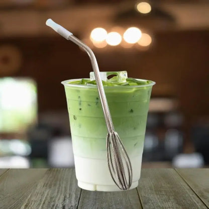 Stainless Steel Straws Reusable Multi-Functional 2In1 Innovation the Whisk Straw Whiskee Straw Adventure Quencher