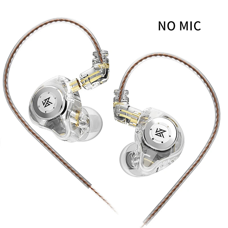 EDX PRO 10Mm Dual Magnetic Circuit Dynamic Drive Earphone HIFI Bass Earbud Sport Noise Cancelling Headset  ZSTX ZSN PRO ZAS