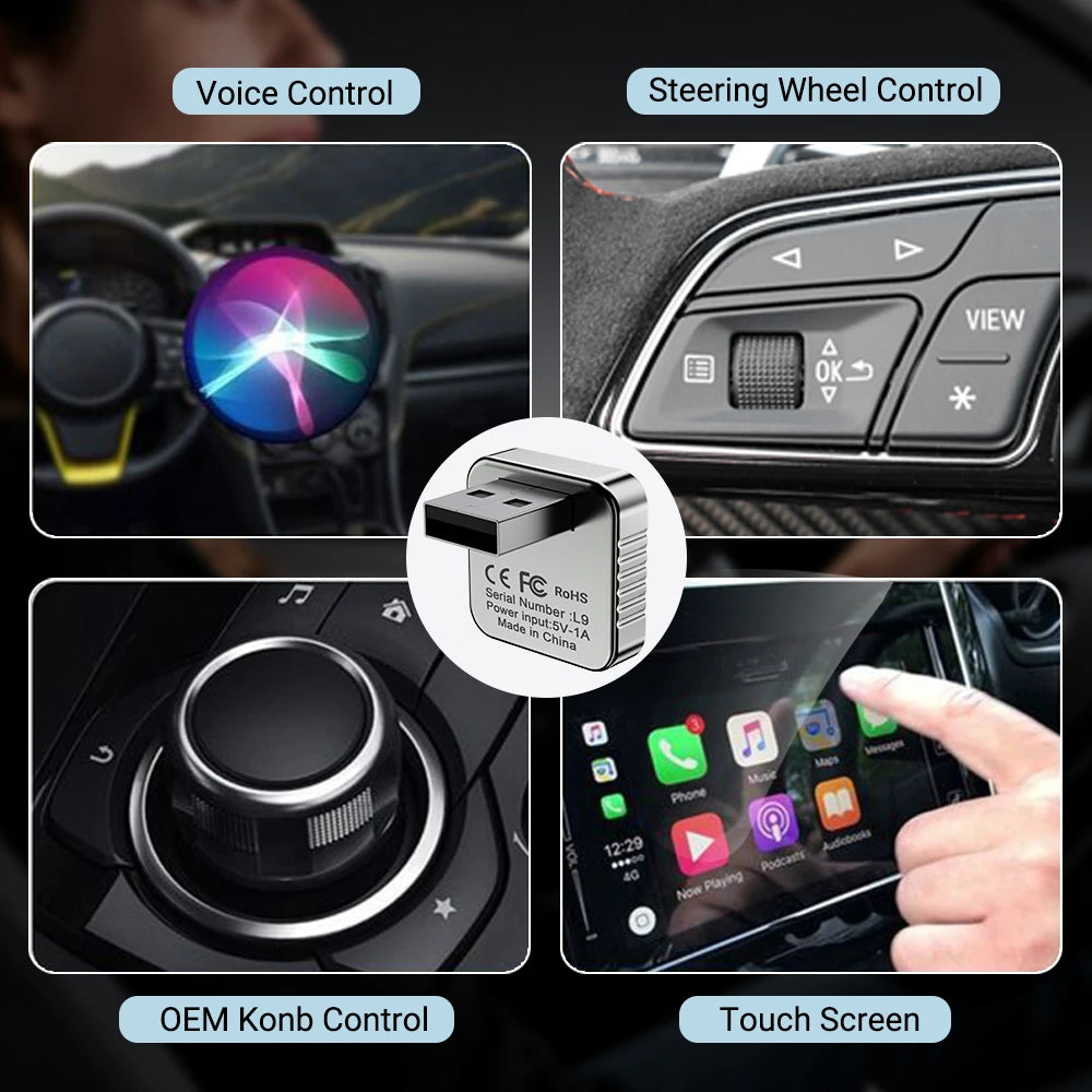 2026 Latest Wireless Carplay Apapter USB Carplay & Android 