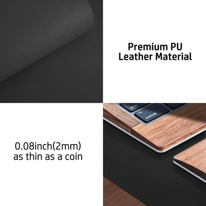 Mouse Pad Large Office Desk Mat ,Waterproof PU Leather Desktop