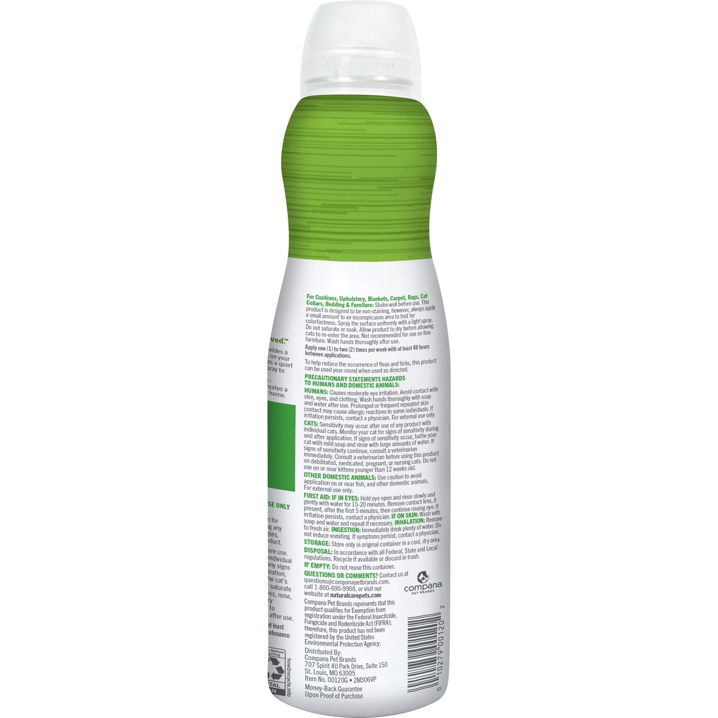 Flea & Tick Spray for Cats - 6Oz.
