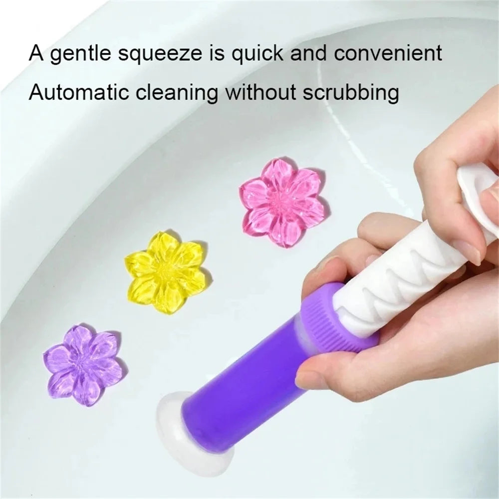 Floral Scent Toilet Cleaning Gel Multipack – Long-Lasting Deodorizer & Stain Remover
